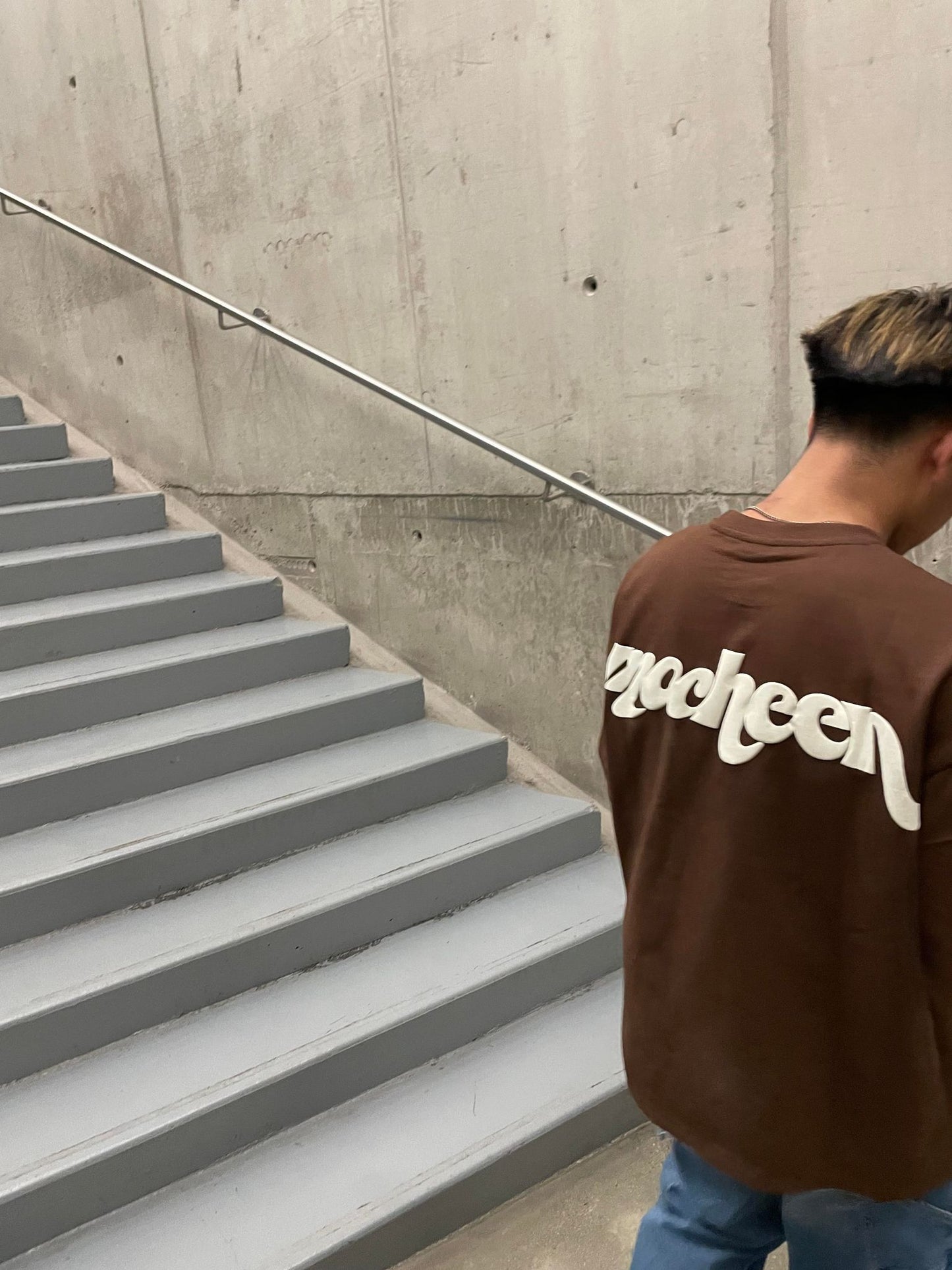 heavyweight logo tee “mocha”