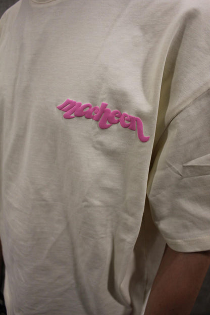heavyweight logo tee "strawberry"