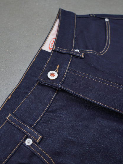 raw denim balloon jeans "pink"