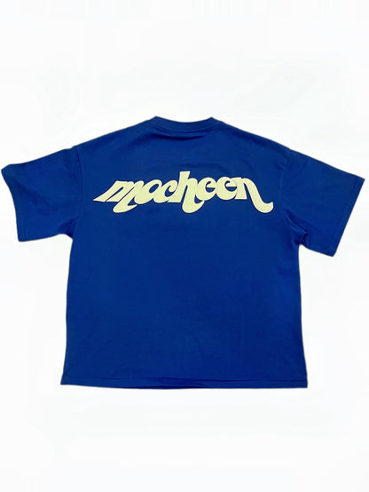 heavyweight logo tee "royal"