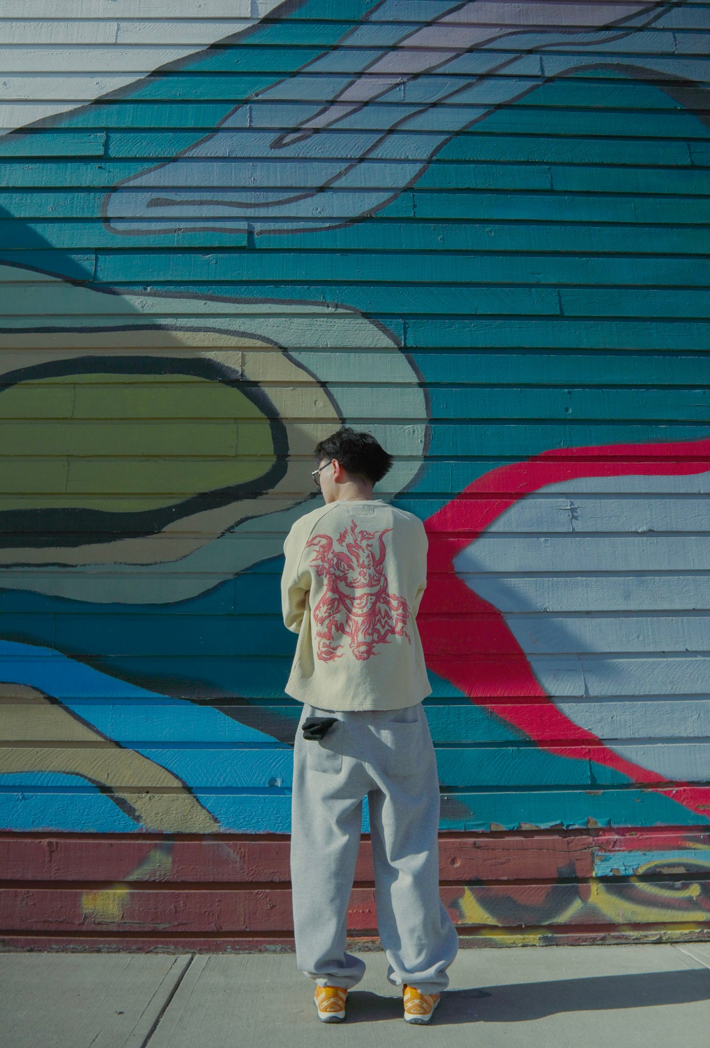 wǔshī waffle knit