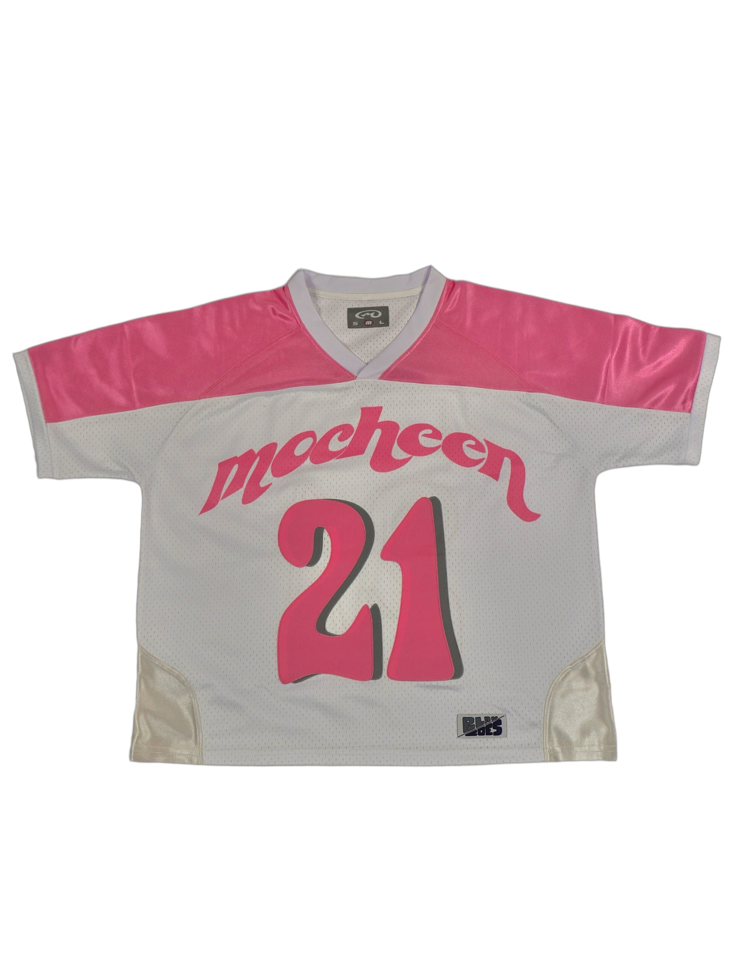mocheen/blncs football jersey "pink ivory"