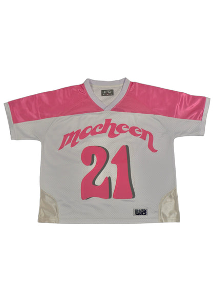 mocheen/blncs football jersey "pink ivory"