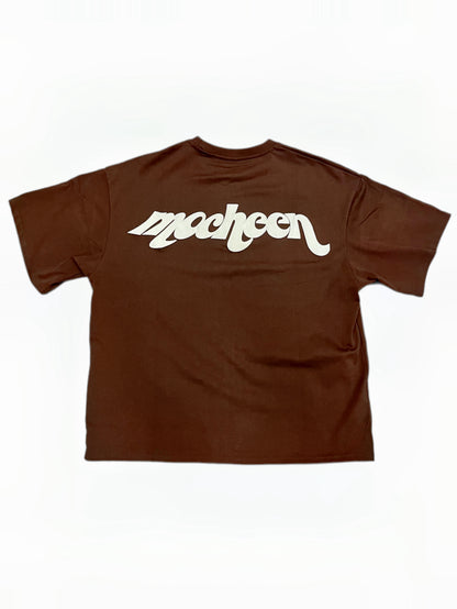heavyweight logo tee “mocha”
