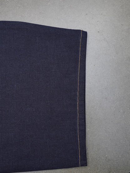 raw denim balloon jeans "pink"